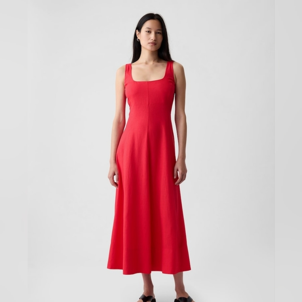 GAP Red Maxi Dress
